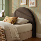 Modway Resort Twin Size Stain-Resistant Performance Velvet Arched Headboard