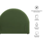 Modway Resort Twin Size Stain-Resistant Performance Velvet Arched Headboard