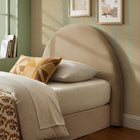 Modway Resort Twin Size Stain-Resistant Performance Velvet Arched Headboard