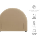 Modway Resort Twin Size Stain-Resistant Performance Velvet Arched Headboard