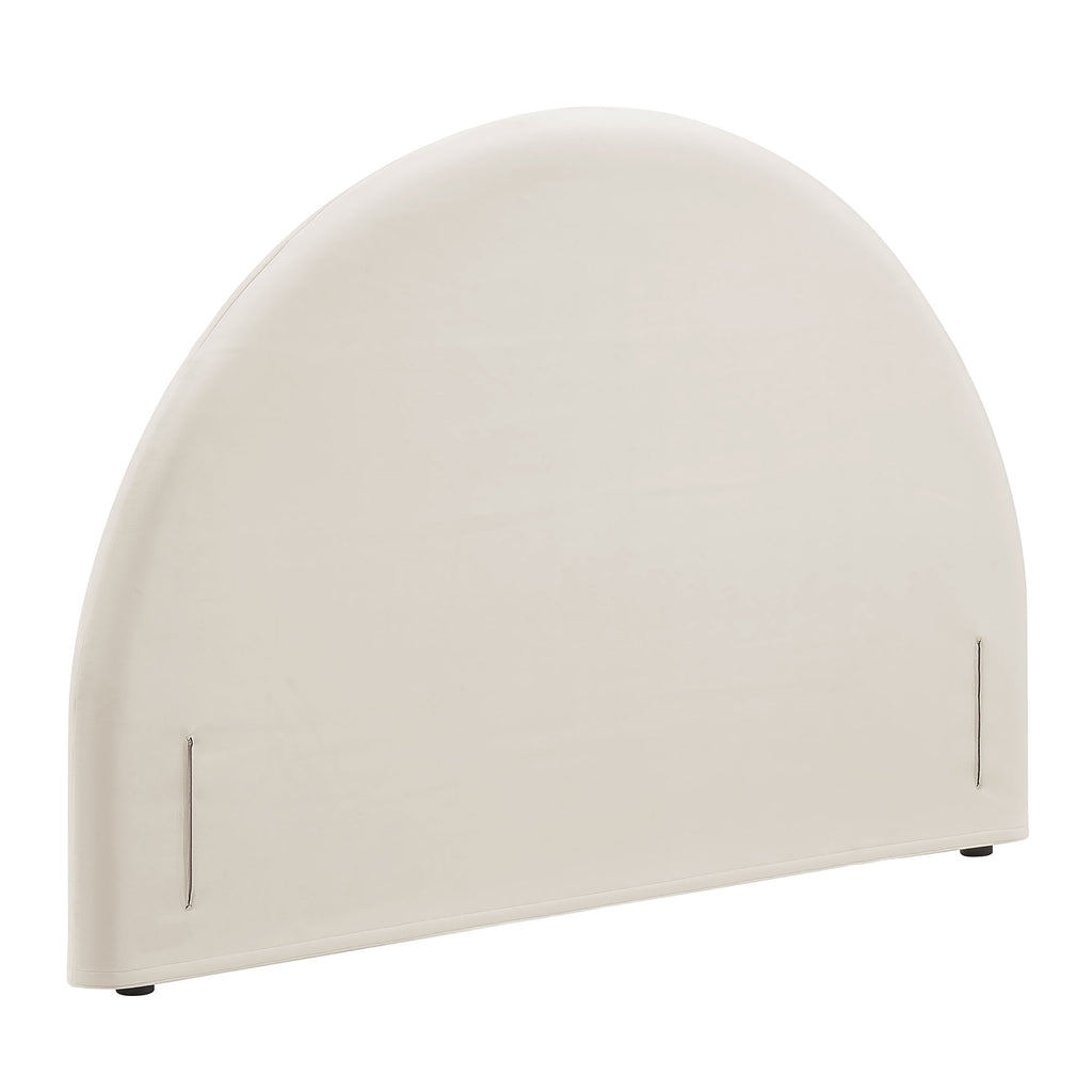 Modway Resort Queen Size Stain-Resistant Performance Velvet Arched Headboard