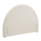 Modway Resort King Size Stain-Resistant Performance Velvet Arched Headboard