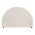 Modway Resort King Size Stain-Resistant Performance Velvet Arched Headboard