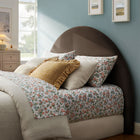 Modway Resort King Size Stain-Resistant Performance Velvet Arched Headboard