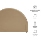 Modway Resort King Size Stain-Resistant Performance Velvet Arched Headboard