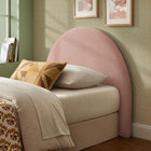 Modway Resort Twin Size Upholstered Fabric Arched Headboard