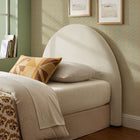 Modway Resort Twin Size Upholstered Fabric Arched Headboard