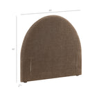 Modway Resort Twin Size Upholstered Fabric Arched Headboard