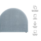 Modway Resort Twin Size Upholstered Fabric Arched Headboard
