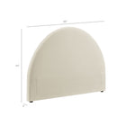 Modway Resort Full Size Upholstered Fabric Arched Headboard