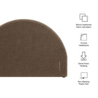 Modway Resort Queen Size Upholstered Fabric Arched Headboard