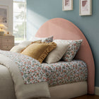 Modway Resort King Size Upholstered Fabric Arched Headboard