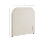 Modway Keynote Twin Stain-Resistant Performance Velvet Headboard