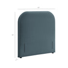 Modway Keynote Twin Stain-Resistant Performance Velvet Headboard