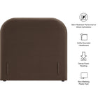 Modway Keynote Twin Stain-Resistant Performance Velvet Headboard