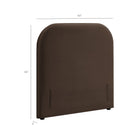 Modway Keynote Twin Stain-Resistant Performance Velvet Headboard