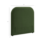 Modway Keynote Twin Stain-Resistant Performance Velvet Headboard