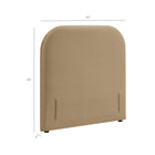 Modway Keynote Twin Stain-Resistant Performance Velvet Headboard