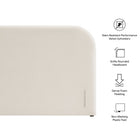 Modway Keynote King Size Stain-Resistant Performance Velvet Headboard