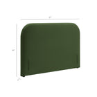 Modway Keynote King Size Stain-Resistant Performance Velvet Headboard