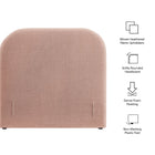 Modway Keynote Twin Size Upholstered Fabric Headboard