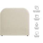 Modway Keynote Twin Size Upholstered Fabric Headboard