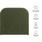 Modway Keynote Twin Size Upholstered Fabric Headboard