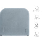 Modway Keynote Twin Size Upholstered Fabric Headboard
