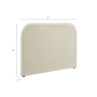 Modway Keynote King Size Upholstered Fabric Headboard
