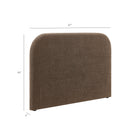 Modway Keynote King Size Upholstered Fabric Headboard