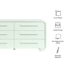 Modway Bellamy Curved 6-Drawer Dresser