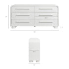 Modway Bellamy Curved 6-Drawer Dresser