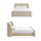 Modway Tasmin Queen Upholstered Fabric Platform Bed