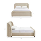 Modway Tasmin King Upholstered Fabric Platform Bed