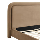 Modway Beck Queen Performance Velvet Platform Bed