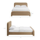 Modway Beck Queen Performance Velvet Platform Bed