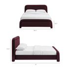 Modway Beck King Performance Velvet Platform Bed