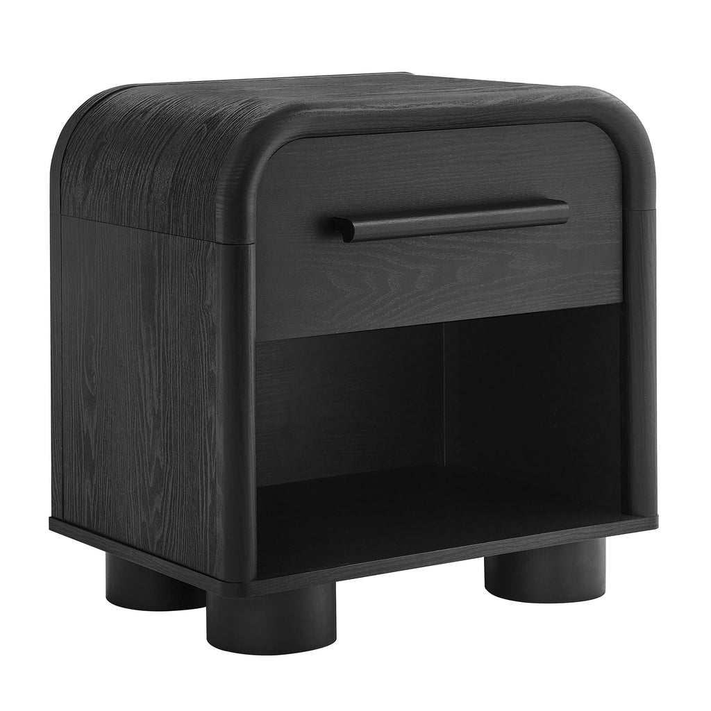 Modway Bellamy Curved 1-Drawer Nightstand