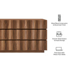 Modway Isola Wavy 6 Drawer Dresser