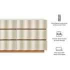 Modway Isola Wavy 6 Drawer Dresser
