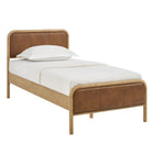 Modway Wexford Vegan Leather Twin Platform Bed