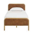 Modway Wexford Vegan Leather Twin Platform Bed