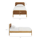 Modway Wexford Vegan Leather Twin Platform Bed