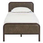 Modway Wexford Vegan Leather Twin Platform Bed