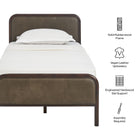 Modway Wexford Vegan Leather Twin Platform Bed