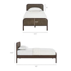 Modway Wexford Vegan Leather Twin Platform Bed