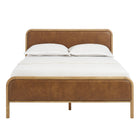 Modway Wexford Vegan Leather Full Platform Bed
