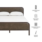 Modway Wexford Vegan Leather King Platform Bed