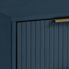 Manhattan Comfort Granville Modern 18" Nightstand in Midnight Blue (1-Drawer)
