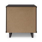 Manhattan Comfort Granville Modern 18" Nightstand in Charcoal Gray (1-Drawer)